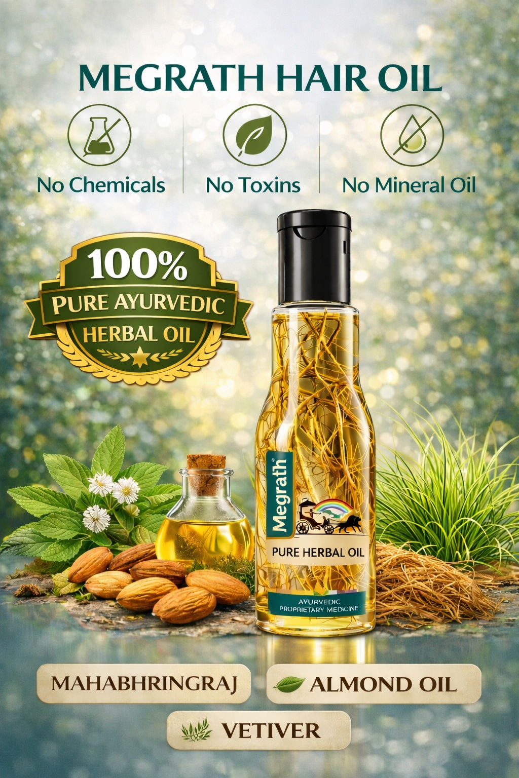 MEGRATH HAIR OIL 100ML